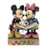 Disney Tradition Jim Shore Mickey and Minnie 85th Anniversary Model Disney Figure Inches 6.5 [Item]