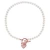 [Luvre Paris] Louvre Plump Heart Pearl Necklace Na0575