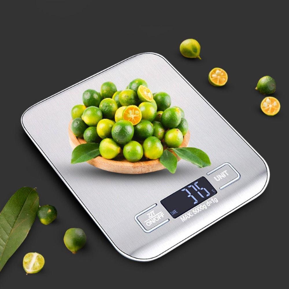 5KG /10KG Capacity Electronic Scale Stainless Steel Digital Scale Kitchen Scale Food Weighing