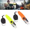 Stainless Fishing Scissors Fishing Line Cutter 180 Degree Foldable Line Cutter with Sawtooth Fishing Tackle Accessories