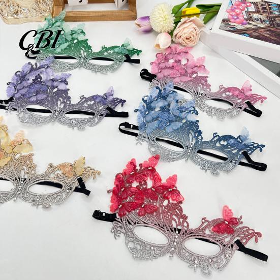 Lace Masquerade Masque Butterfly for Women, Vintage Shiny Eye Cosplay Carnival Halloween Renaissance, Venetian Ball, Party, Evening Prom Wedding