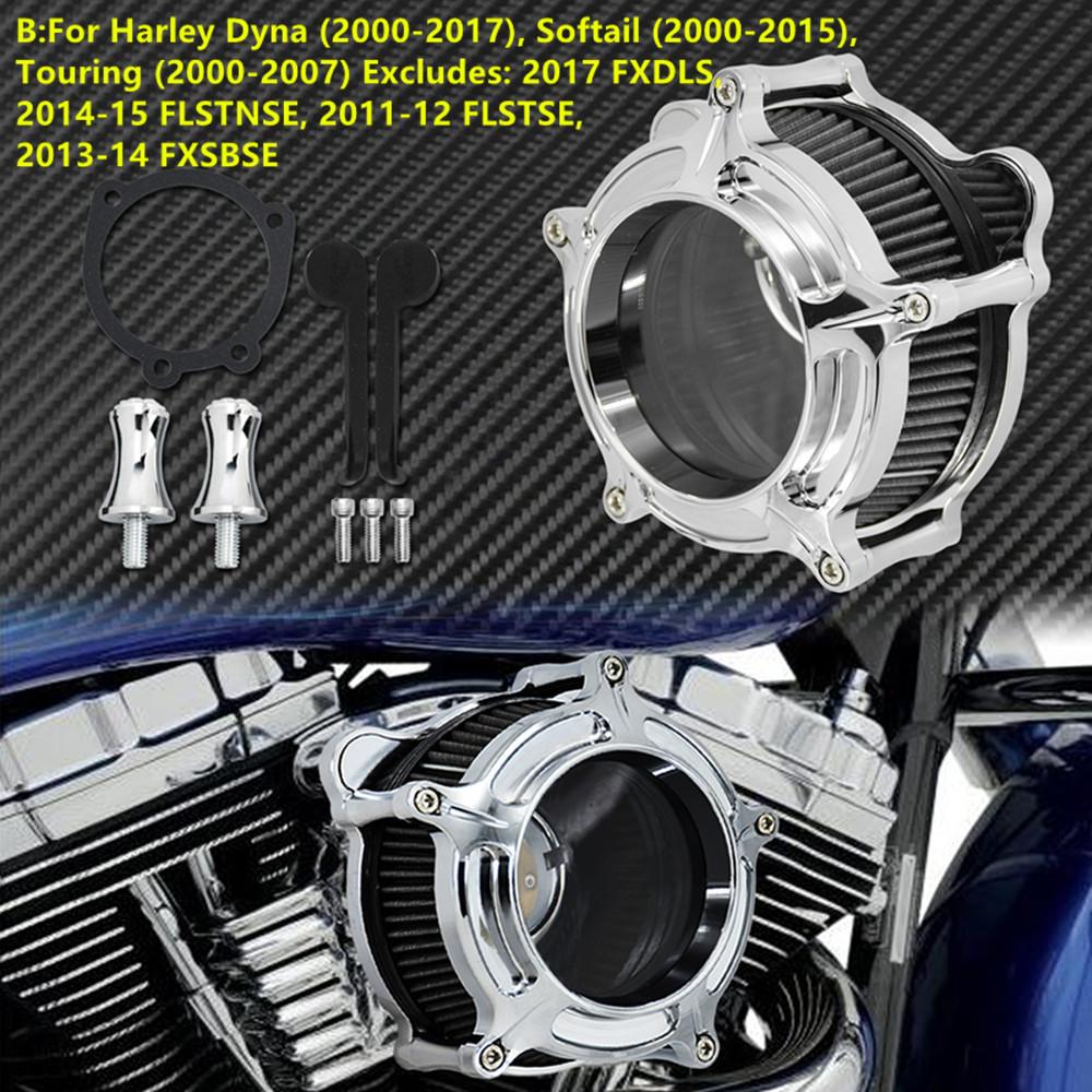 Воздушный фильтр впускной хром для мотоцикла Harley Sportster XL48 Dyna FXDLS Touring Electra Road Glide Softail FLSTNSE