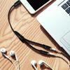 Разветвитель Аудио Двойной Разъем - Совместим Смартфон, iPhone, PS4, Nintendo - 35 см - Черный - 2 наушника