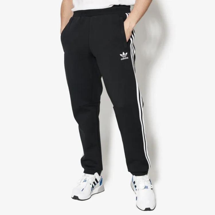 adidas Оригинальные кураторские брюки мягкие удобные однотонные трикотажные спортивные брюки мужские низы черного цвета CW5063