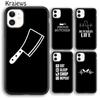 Мягкий чехол для телефона Krajews Butcher Cleaver для iPhone 14 5 SE 6s 7 8 plus XR XS 11 12 13 pro max Samsung Galaxy S21 S22ultra