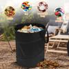 1/2Pcs Garden Waste Bag 37.8L Leaf Waste Bag Large Capacity Collapsible Garden Bag Space Saving Pop Up Trash Can for Outdoor