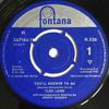7-дюймовая пластинка CLEO LAINE - You'll Answer To Me H326 Fontana 1961 UK Джаз Б/у
