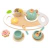 Pretend Play Tea Party Set Interesting Smoother Edges Vivid Details Play Food Accessories for Toys 