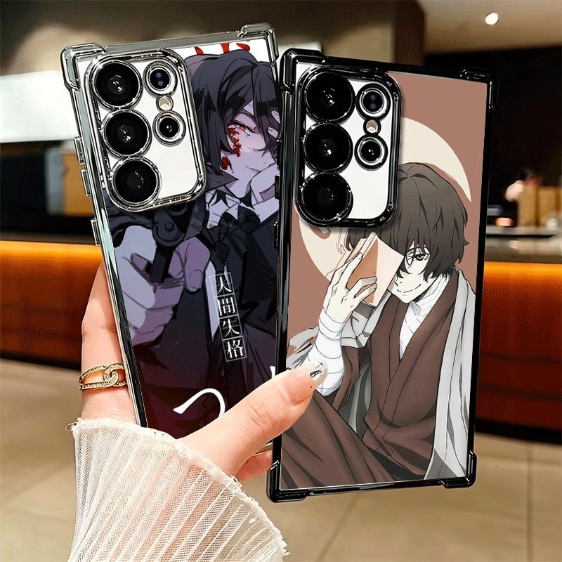 Bungo Stray Dogs Дазай Мягкий чехол для телефона для Samsung Galaxy S26 Ultra S25 Edge S24 FE S23 Plus S22 S21 + S20 Покрытие Защита от падений Забавный