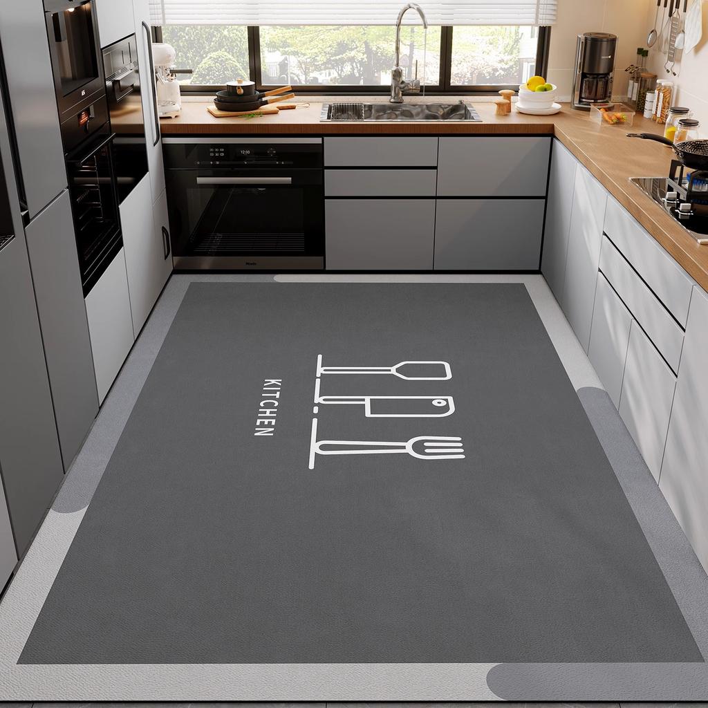 Диатомовая земля кухонный коврик абсорбирующие коврики для пола моющийся нескользящий большой размер коврик придверный коврик ковер для ванной