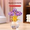 Red Crystal Rose Flower Valentine's Day & Birthday Gift Living Room Decoration Ornament