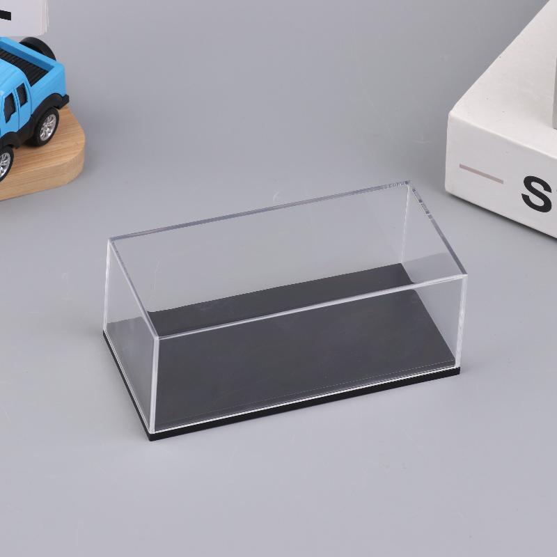 1 шт. Прозрачная акриловая коробка для хранения Практичная витрина для литых моделей автомобилей 1/64 Сделай сам Пылезащитная подставка для дисплея Игрушка
