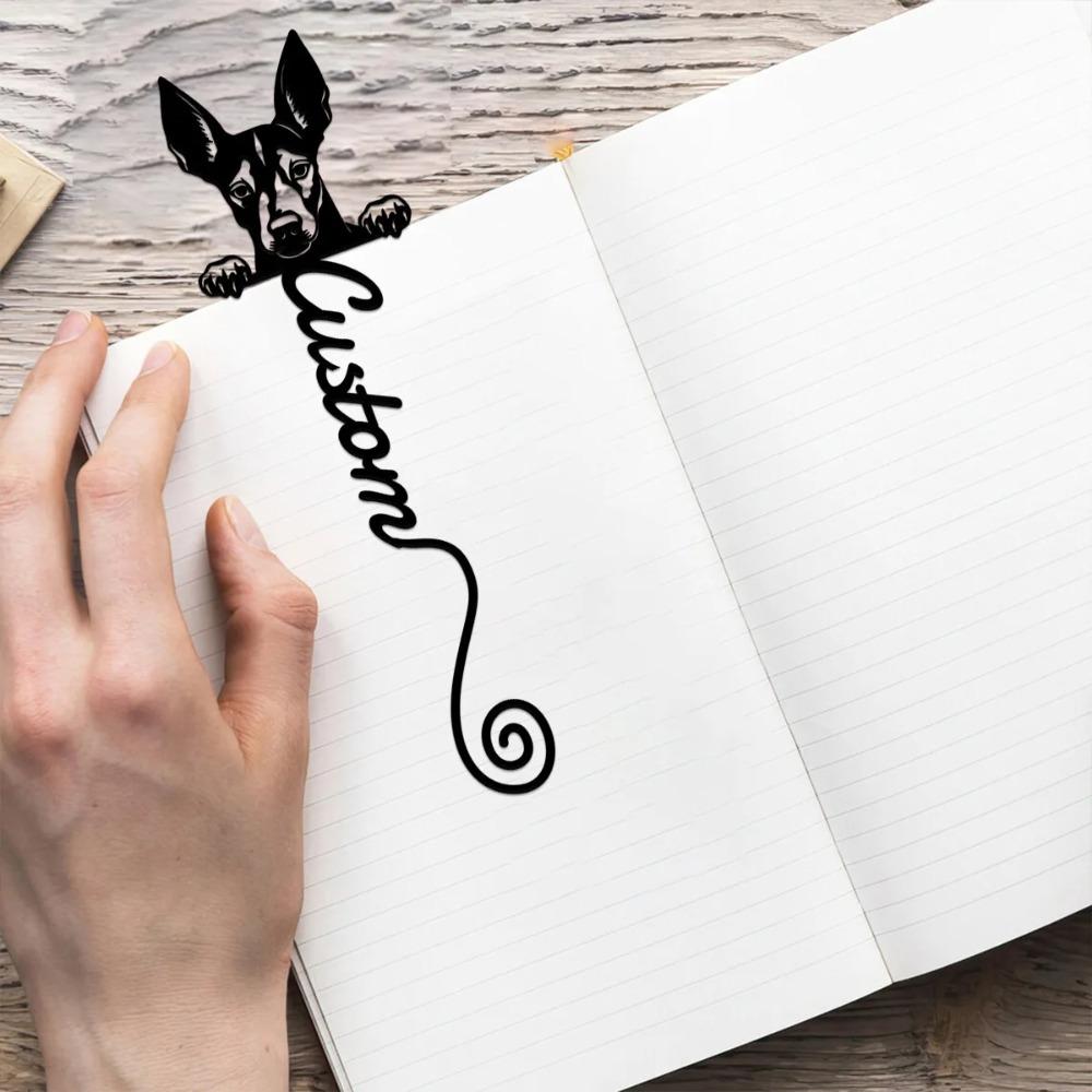 Металлическая закладка Xoloitzcuintli, Подарок книголюбу для учителя, Уникальные собачьи аксессуары для школы