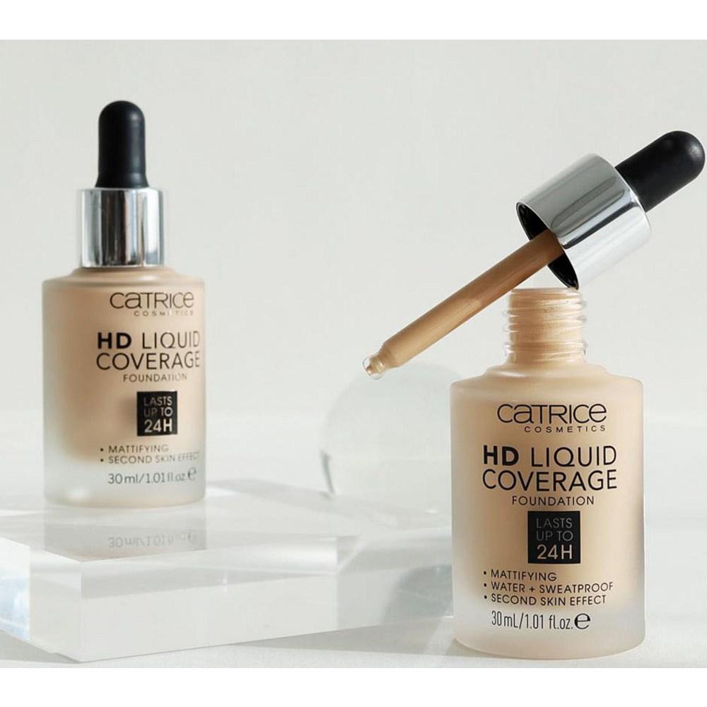 Catrice HD Liquid Coverage Foundation Duo 30ml, No. 032 Nude Bay..., 2 Pcs.