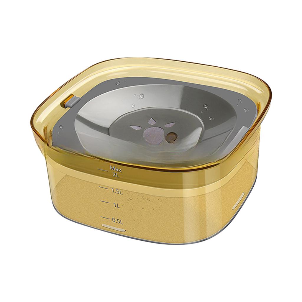 Миска для воды для собак с защитой от проливания, большая миска для собак с защитой от проливания сокращает необходимость в наполнении, не допускает загрязнения, не допускает капель, медленно пьющая вода для любителей поить