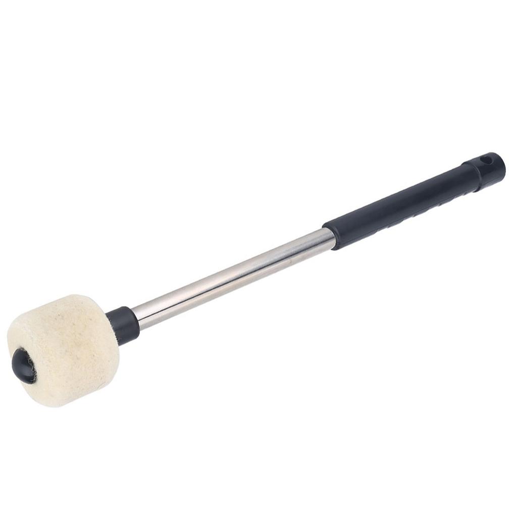Durable Bass Drum Mallet Drumstick with Wool Felt Head Percussion Marching Band Accessory