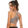 Women Sexy U-Shaped Cross Back Sports Bra Shockproof Running Fitness Yoga Push Up Quick Dry Vest