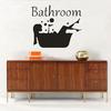 Detachable Girl and Woman Bathroom Sticker Art Wash Room Decorative Wall Decal Wall AVE
