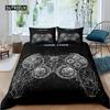 Комплект постельного белья с геймпадом размера «Квин» Пододеяльник Креативный черный Комплект чехлов для одеяла из полиэстера Покрывало 2/3 шт.