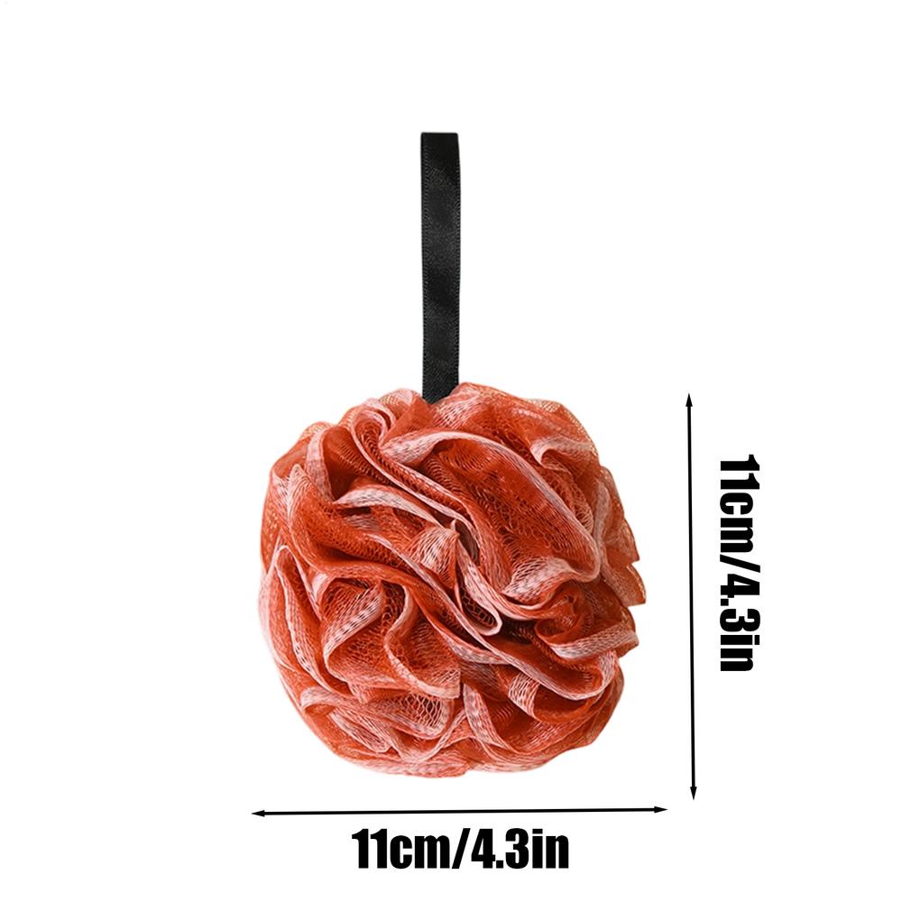 Shower Loofah Gentle Foaming Fine Mesh Washcloth Bath Loofah Teenager's Bath Foam Ball Exfoliating Shower Ball Loofah