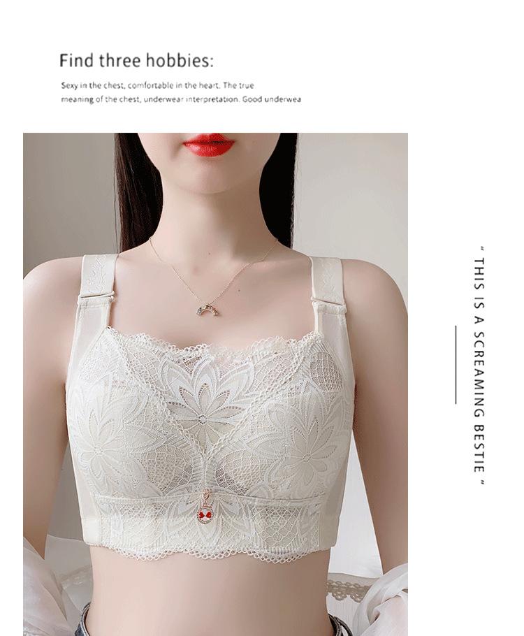 Женский регулируемый бюстгальтер-минимайзер большого размера, беспроводной бюстгальтер, ультратонкое дышащее нижнее белье, собранный бюстгальтер без косточек пуш-ап