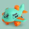 Push Forward Toy Cars, Cartoon Airplane Models, Available In Various Colors.