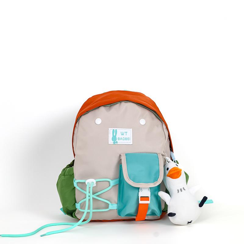 Size Kindergarten school bag Casual children's backpack New boys and girls baby travel backpack