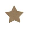 MDF Wooden Star To Decorate - 10 X 10 Cm