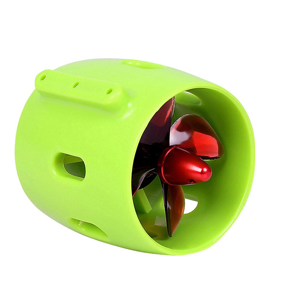 Подводный бесщеточный двигатель 1000 кВ по часовой стрелке с 4-лопастными гребными винтами 12-24 В водонепроницаемый электрический