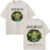 Jesse Welles Red Tour  Print Vintage Washed Tees Unisex Women Fashion Loose Casual Tshirt Summer Cotton Hiphop Punk Tshirts