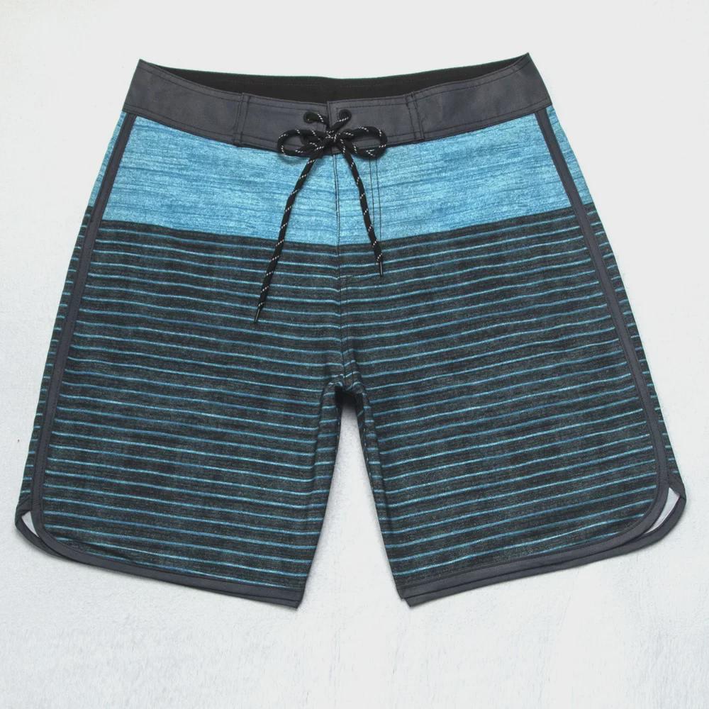 Водоотталкивающие эластичные штаны для серфинга 2023 года: Мужские повседневные полосатые пляжные и бодибилдинговые шорты