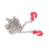 Metal RC Trailer Tow Hooks Accessories With Chain For SCX10 D90 1:10 RC Crawler Climbing Car