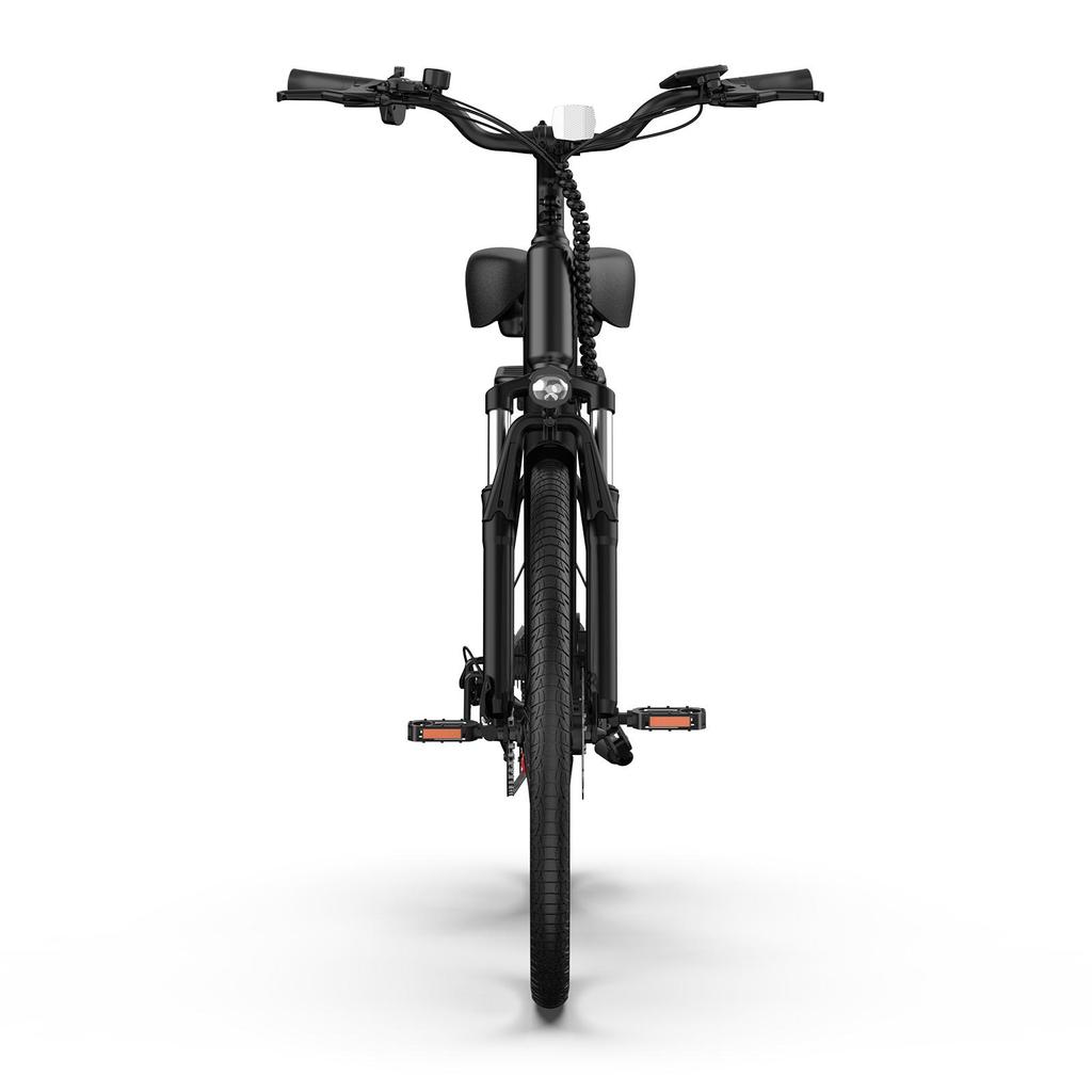 URLIFE E26 Urban Commuting E-Bike With TowSeat 36V13Ah Battery 350W Motor Eiectric Bike 26 Inch City Fat Tire Electric Bicycle