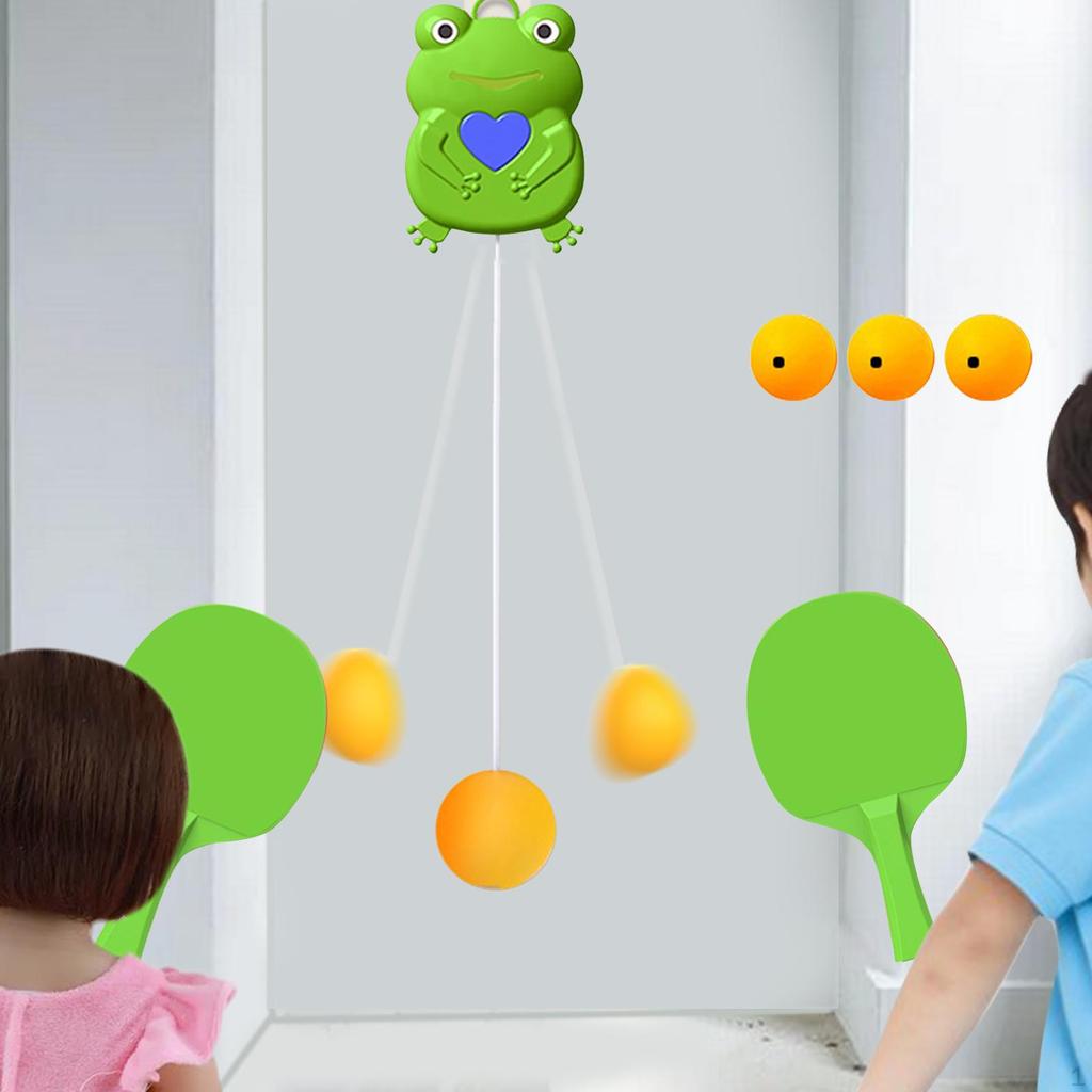 Подвесной тренажер для настольного тенниса, интерактивные игрушки, оборудование для одиночных тренировок, ракетка и мяч