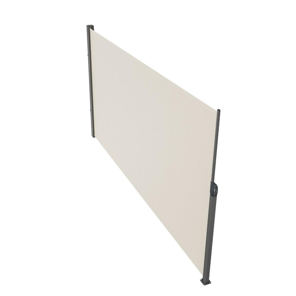 Retractable Side Awning, 71''x 138'' Outdoor Privacy Screen, 180g Polyester Water-proof Retractable Patio Screen, UV 30+ Room Divider Wind Screen for