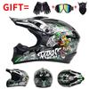 DOT Certified Full Face Off-Road Motorcycle Helmet Dirt Bike ATV Trail Riding Safety Gear