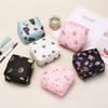 Women Sanitary Napkin Tampon Storage Bag Portable Waterproof Organizer Pouch Cartoon Pattern Sanitary Napkin Bag