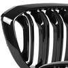 BMW X3 G01 2017- grilles between the headlights (kidneys) left + right set BLACK GLOSSY DOUBLE BAR