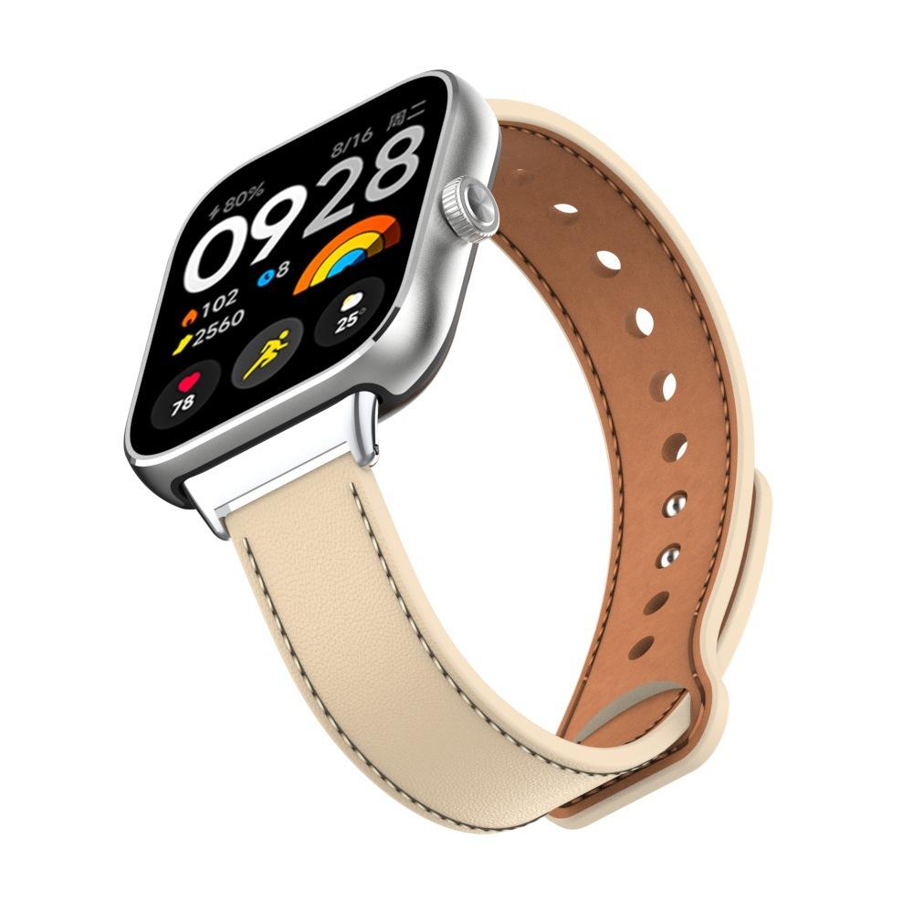 Кожаный ремешок для Xiaomi Redmi Watch 4, сменный браслет для Mi Band 8 Pro, ремешок для умных часов, аксессуары для браслета
