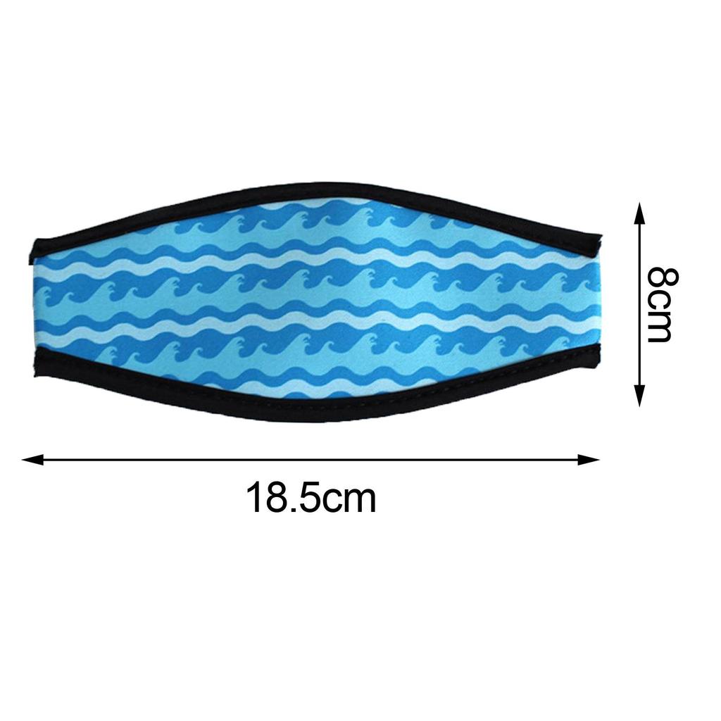 Creative Pattern Neoprene Diving Cover Slap Straps Scuba Snorkel Head Strap Water Sports