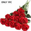DIY Floral Arrangment Artificial Silk Flowers Fake Roses Bouquet for 1PC Wedding Home Party