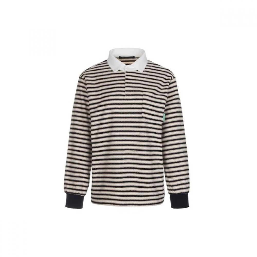Bermudagrass Oversized Long Sleeve Shirt Navy