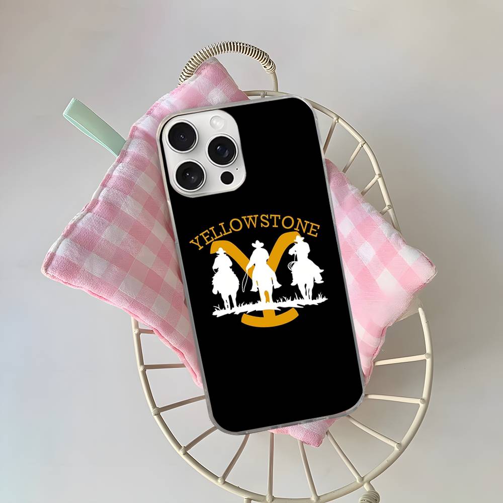 Популярный чехол для телефона Y-Yellowstone D-Dutton R-Ranch для iPhone 11 12 13 14 15 16 17 Plus Pro Max Сатиновый Лазерный Глянцевый Чехол