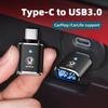 2025 Новый тип C на USB-порт Конвертер Зарядный кабель Адаптер Светящаяся подсветка Для Skoda Superb Rapid Octavia Kodiaq Fabia Derivativ