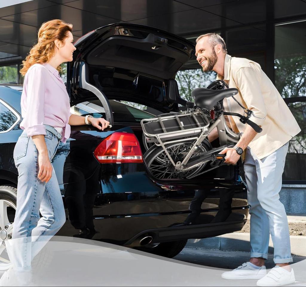 Foldable Electric Bike Spatial SPA2002 250W Motor 36V10.4Ah Battery 25km/h Max Speed 50km Max Range Shimano 7 Speed