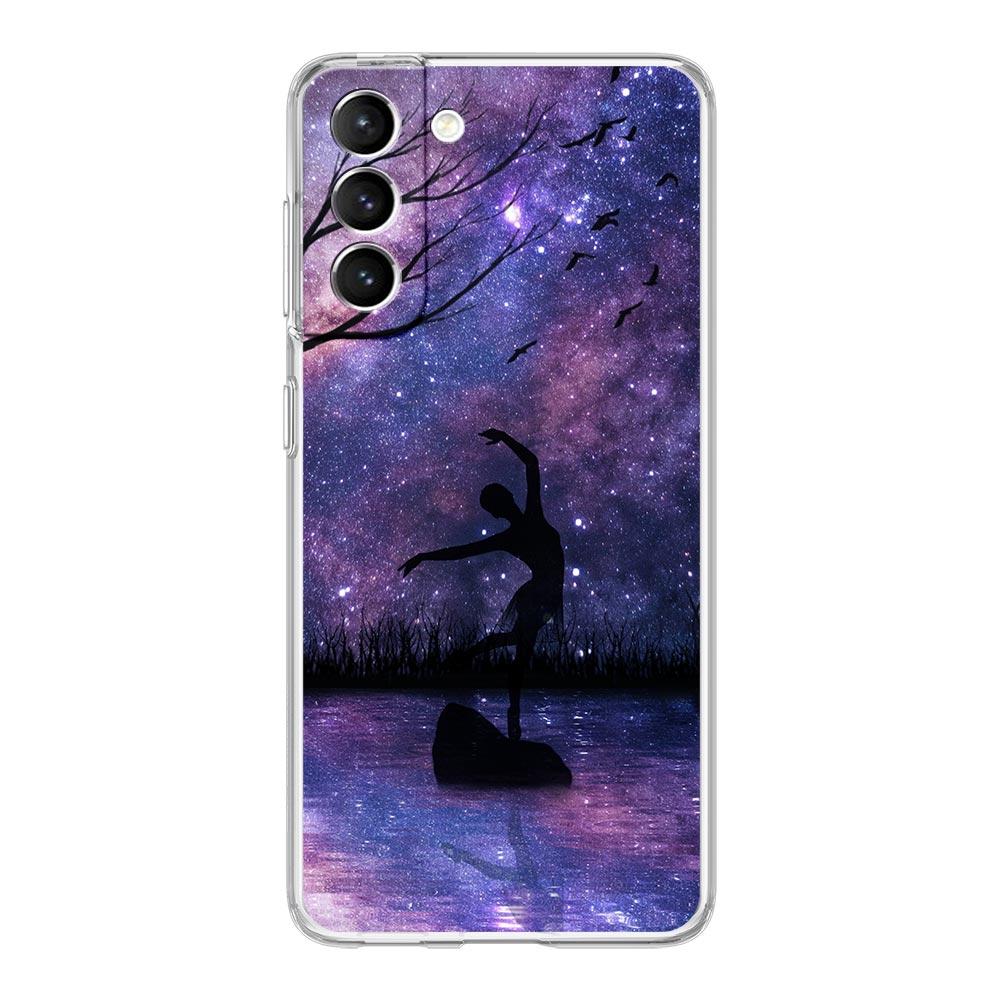 Простой чехол для телефона с балетным лебедем для Samsung Galaxy S23 S22 5G S20 Ultra S21 FE 5G S10E S9 S8 S10 Plus Мягкая задняя крышка