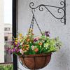 Hang Lightweight While Sturdy Metal Hanging Basket Home Decoration Outdoor And Weather Resistant Easy To Install Flowerpot