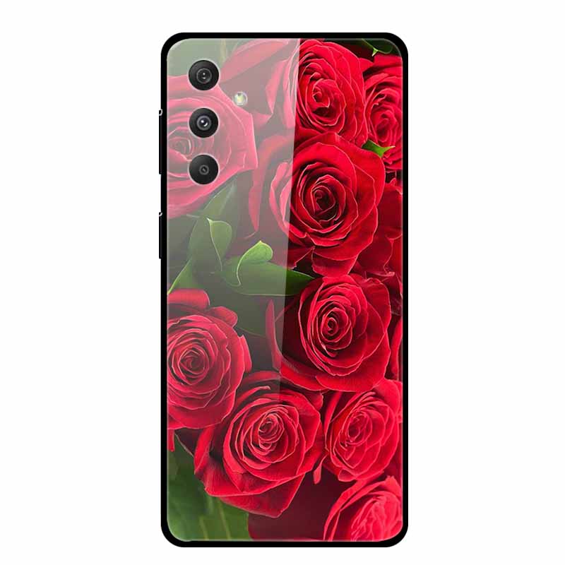 Glass Case For Samsung Galaxy A16 5G Phone Case Soft Bumper Tempered Glass Hard Back Cover For Samsung Galaxy M55 S25 Plus Case