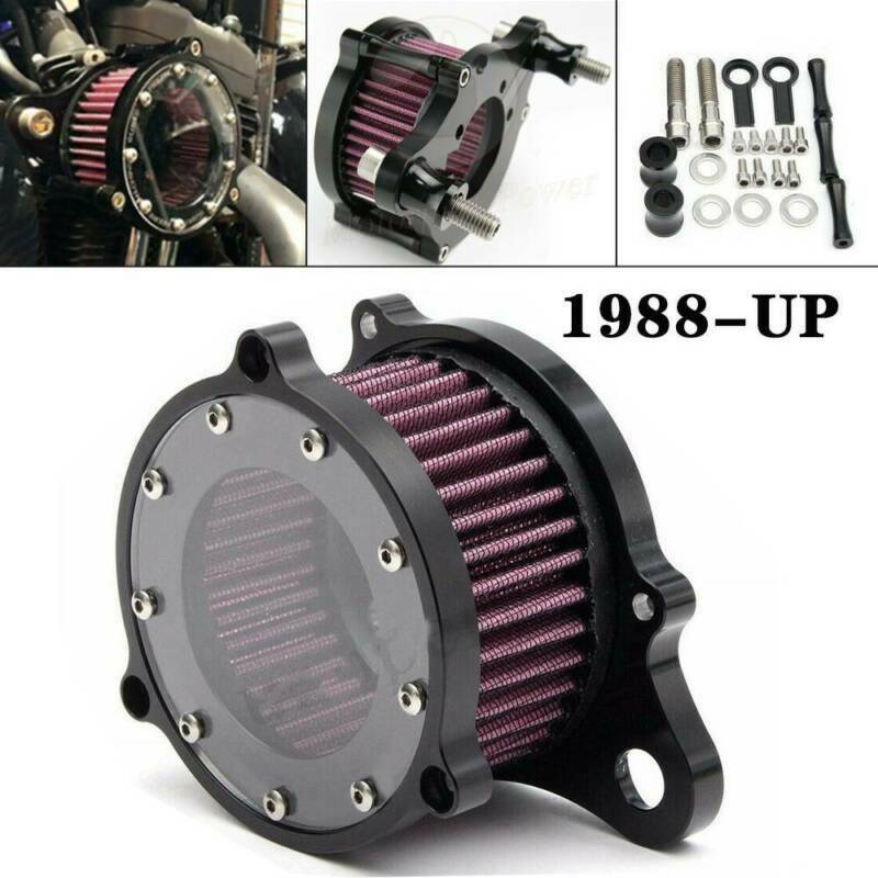 Motorcycle Air Cleaner Intake Filter For Sportster Xl 883 1200 1988-2019