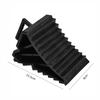 2pcs Car Trailer Wheel Chock Triangular Anti Slip Blocks Parking Wedges Rubber High Strength Car Stopper Wheel Alignment Block